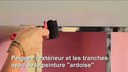 Relooker un vieux meuble de cuisine avec de la peinture ardoise