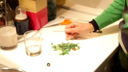 Fabriquer une bougie avec des inclusions