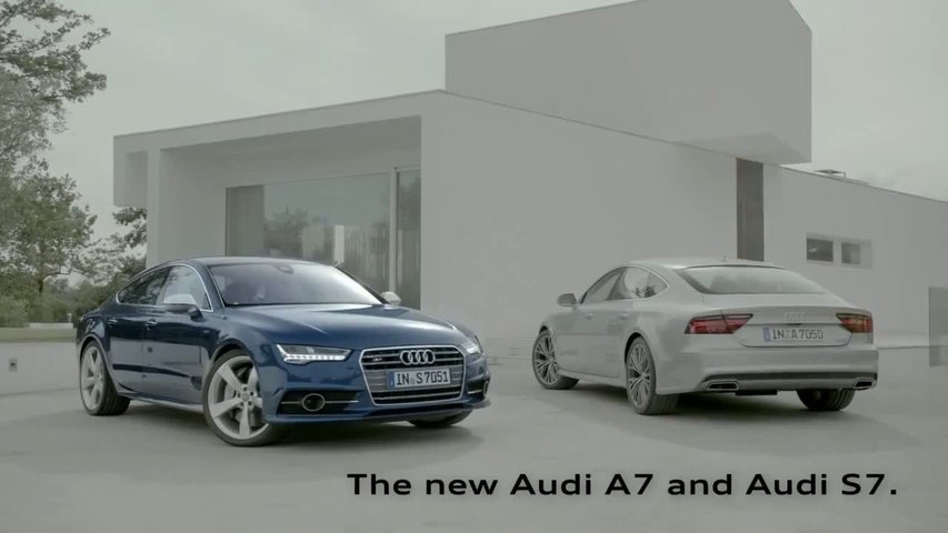 L'Audi A7 restylée en vidéo