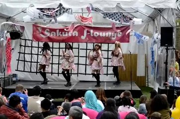 Sakura Matsuri NYC 04-27-2014: Hitomi Himekawa (姬川 ひとみ) & Rainbow Bubble - 風 the wind