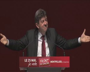 Discours de Jean-Luc Mélenchon à Montpellier
