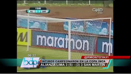 VIDEO: todo lo que no viste de la coronación de Alianza Lima en la Copa Inca