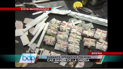 Breña: PNP capturó a banda completa dedicada a venta de droga a gran escala