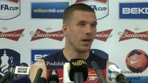 Lukas Poldolski FA Cup Press Conference - German