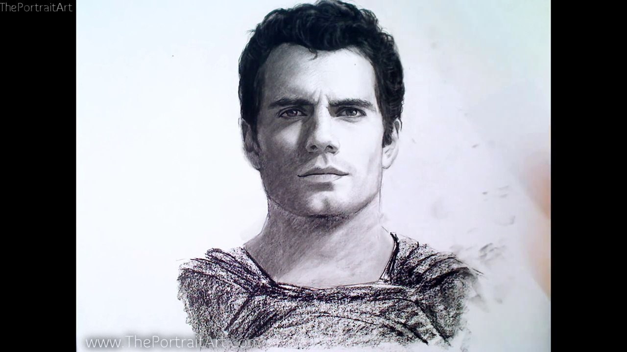 Drawing Superman - Henry Cavill Art Video