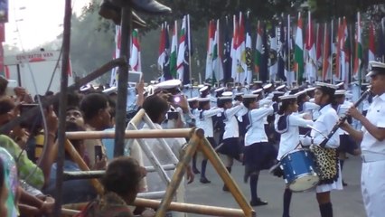 Indian Navy at Nariman Point, Mumbai