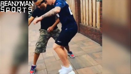 Skills - Alex Buttner Nutmegs His Friend Three Times In Quick Succession
