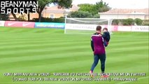 The Cute Moment Wayne Rooney Picks Up His Son Kai After England Training
