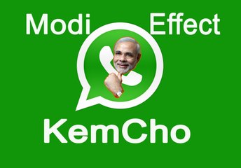 Modi Effect - Whatsapp changing name to KemCho