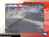 Dunya News-CCTV Footage of (Karachi Rangers Headquarters Blast)
