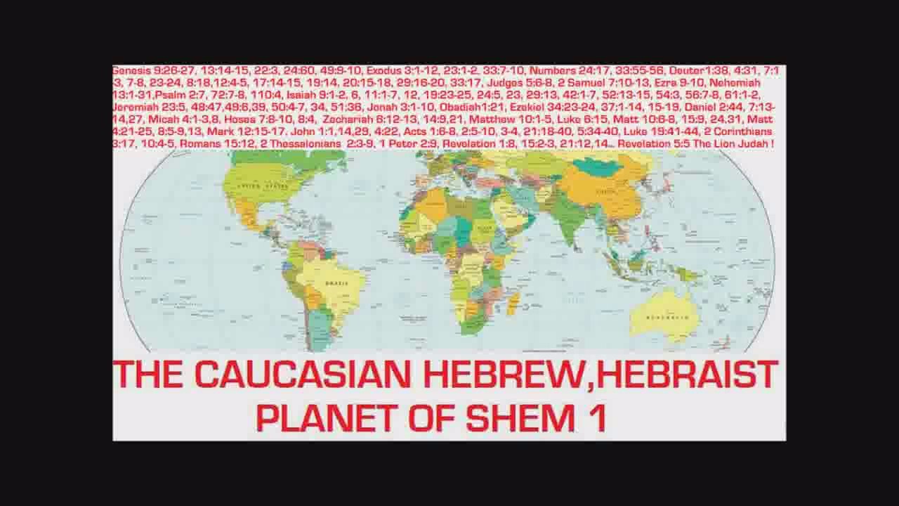 I am setting the Hebraist contiunents of Shem !