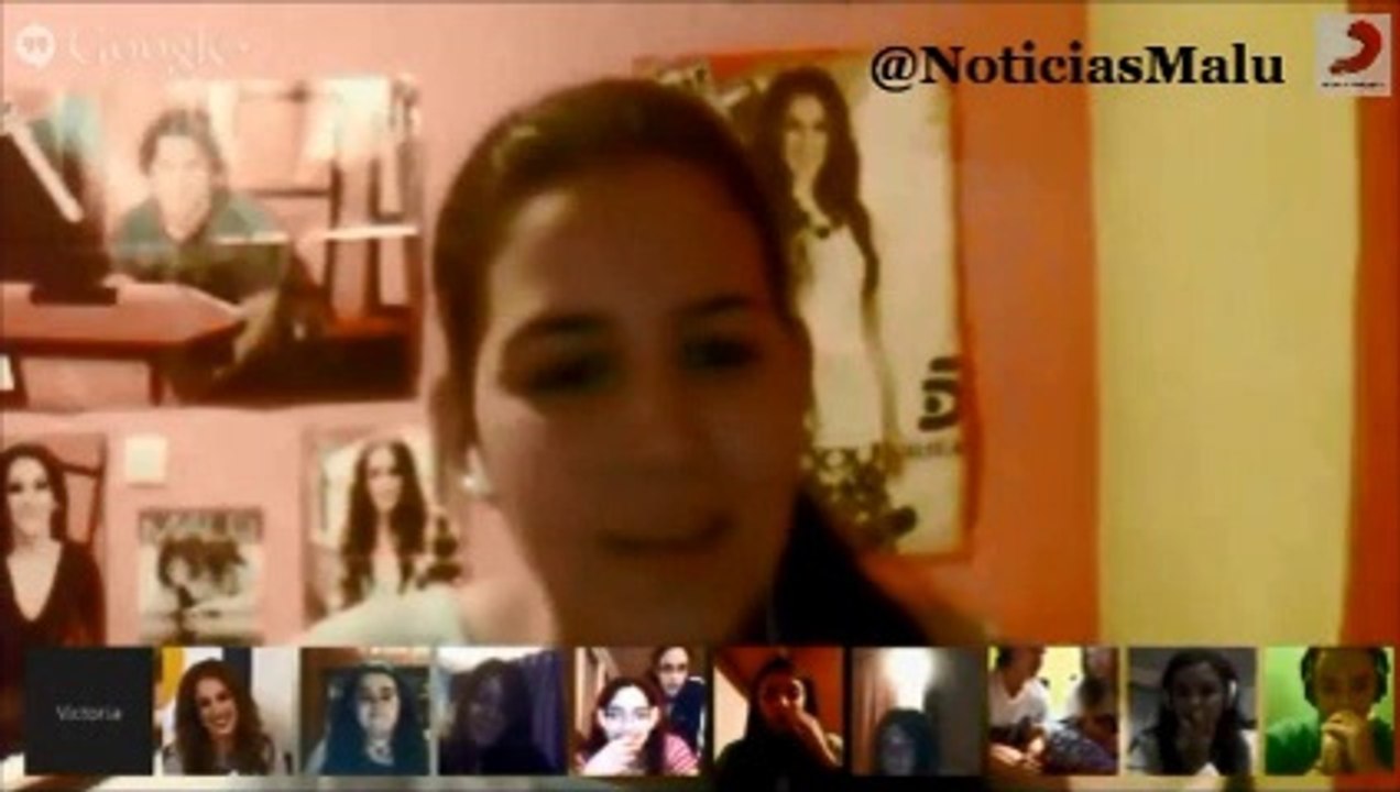 Malú Hangout | 22/05/2014 | @NoticiasMalu
