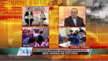 Vexler sobre doble turno en colegios: Las falencias están en los profesores