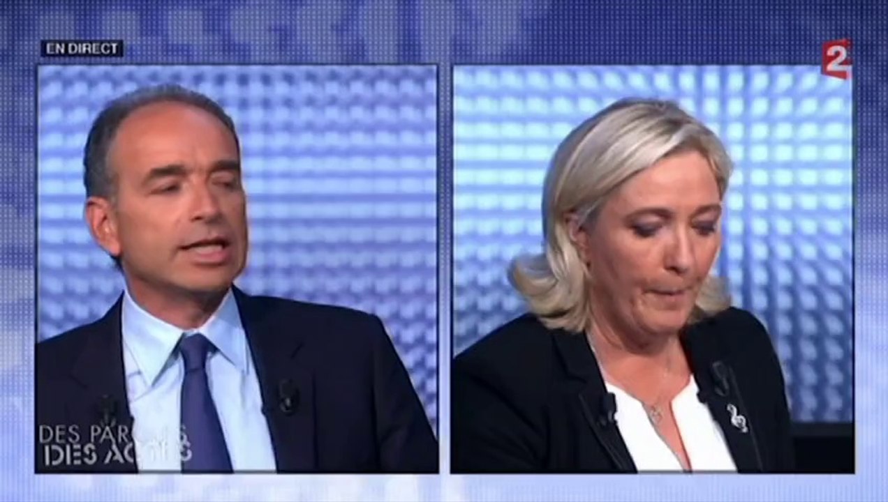 Clash Copé - Le Pen à "Des Paroles et des Actes"