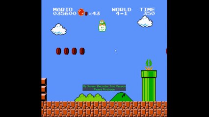 Super Mario Bros. Gameplay (Game over On World 5-1)