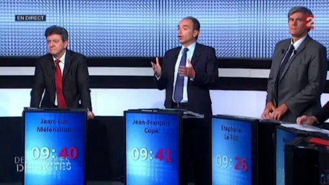 Copé se voit en finale des Européennes avec le Front National de Marine Le Pen