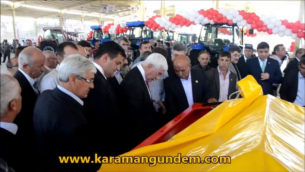 Karaman'da Çiftçi Bayramı Bugün Açılışla Başladı