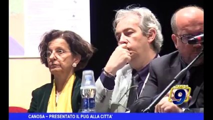 Canosa | Presentato il PUG alla Città