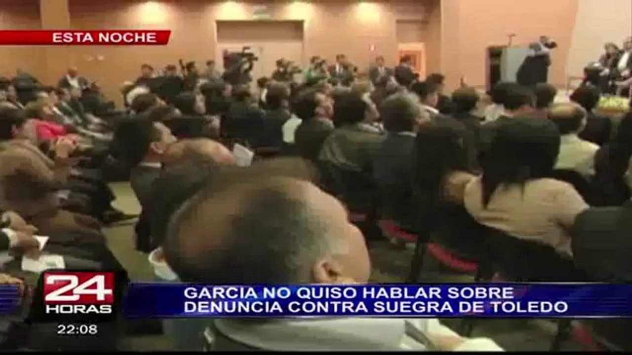 Alan García felicita al Congreso por elección de miembros del TC