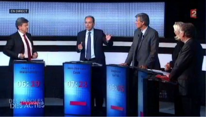 Clash Copé - Le Pen à "Des Paroles et des Actes" [22.05.2014]
