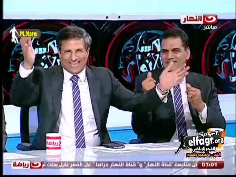 مصطفي يونس ''يزغرط'' على الهواء مع أغنية بشره خير !!