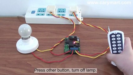 Download Video: AC Remote Controller Remote Controls AC Lamp(On to Many Series)