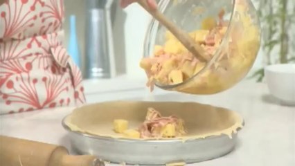 Receta de Tarta de jamón y queso - chefenlinea.com.mx