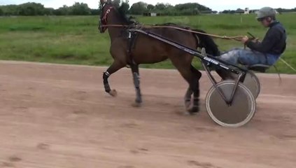 COUNTRY QUEEN EN JOGG SUR LA PISTE DE STE MARIE