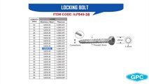 Surgical Locking Bolts, Self Locking Bolts Manufacturer