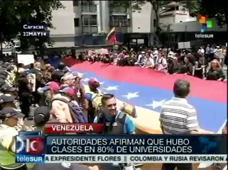 Fracasa paro universitario convocado por opositores en Venezuela