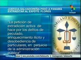 El Salvador pide a Panamá extradición de expresidente Francisco Flores