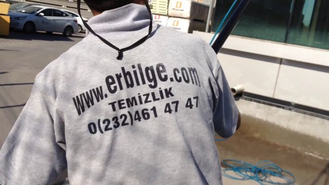 Water fed pole systems Windows cleaning izmir / Turkey Dış cephe temizliği