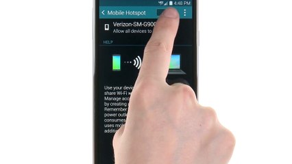 How To Use Mobile Hotspot - Samsung Galaxy S5