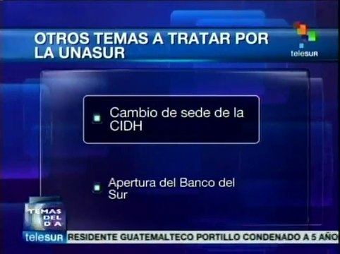 Cancilleres de UNASUR analizan en Ecuador temas de interés regional