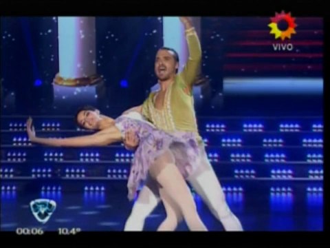 Florencia Viterbo debuto en la Pista de Showmatch