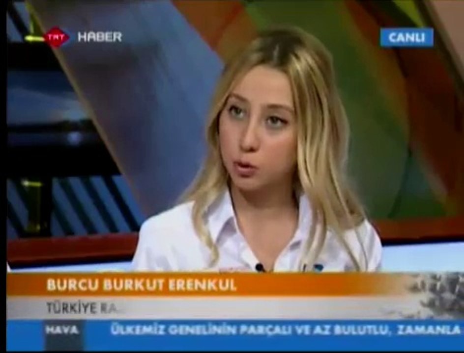 Burcu Burkut Erenkul - TRT Haber - Haber Tadında - Canlı Yayın - 2013