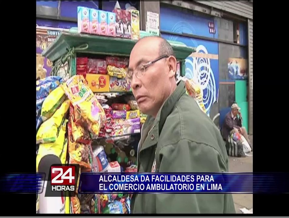 La Municipalidad de Lima renovará licencias a ambulantes por dos años
