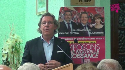 Gilles Pargneaux - Réunion publique à Hirson