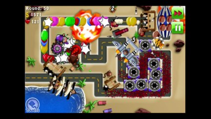 Bloons TD 4 gameplay - Iphone