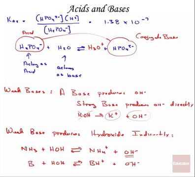 Acids & Bases, Biochemistry