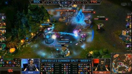 LCS EU W1D3 Game 4 ROC vs FNC