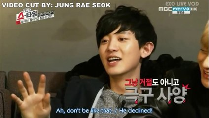 Chanyeol says "Sayang"