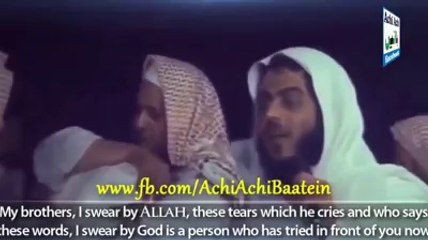 cry &  tears in everyone's eyes- so emotional video