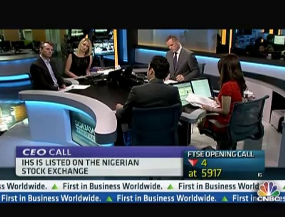 Sam Darwish, CEO of IHS Towers, discusses the African mobile communications industry with CNBC