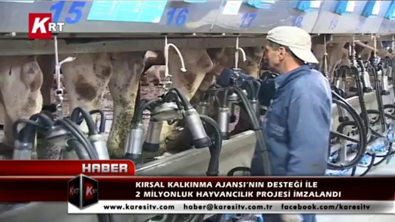 Kırsal Kalkınma Ajansı’nın Desteği İle 2 Milyonluk Hayvancılık Projesi İmzalandı