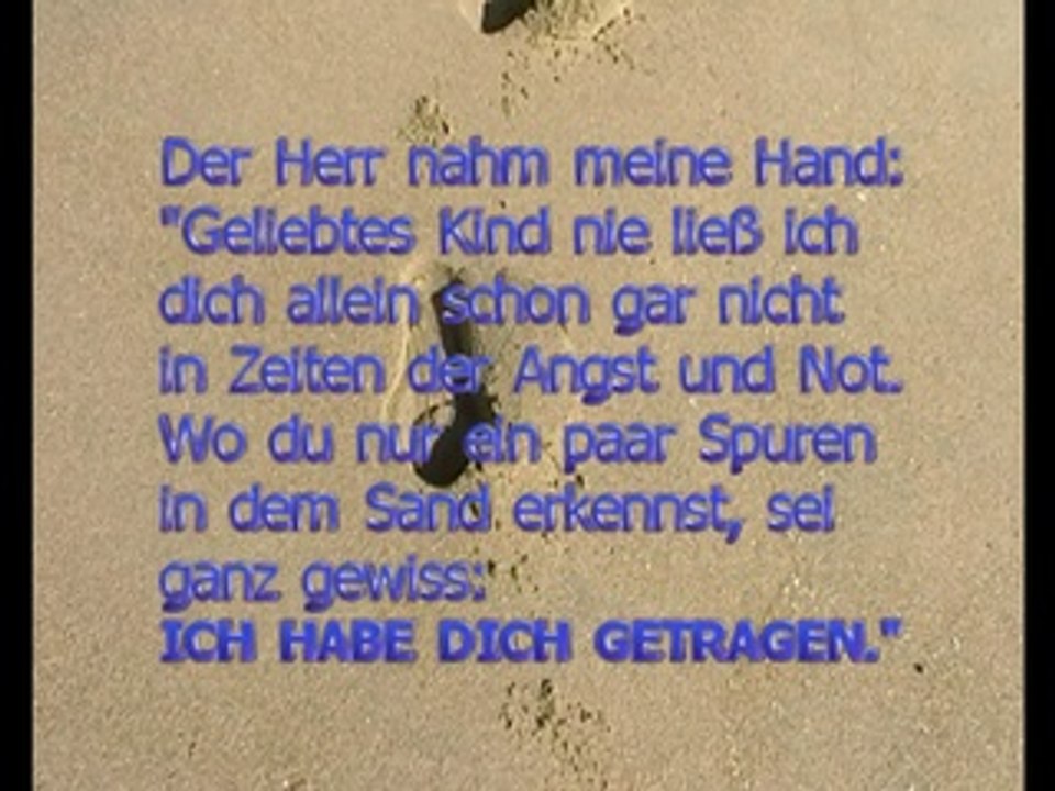 Spuren im Sand
