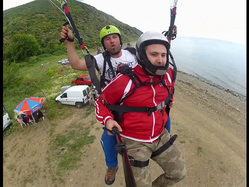 tekirdağ yamaç paraşütü uçuşları hüda özkaya 18 mayıs 2014  tedohavk