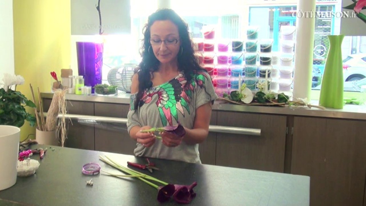 Pas à pas fleurs (ronds de serviettes)