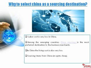 A brief introduction to China sourcing