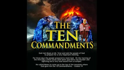 God’s 10 Commandments for kids